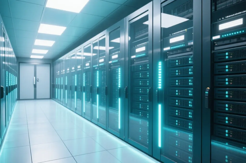 现代化企业数据中心与专业服务器设备